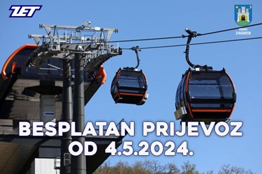 Besplatan prijevoz žičarom